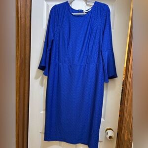Elegant Blue Women's Dress